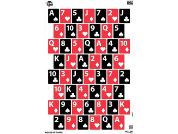 EZ-Aim 15642 Get Your Game On Wall Paper Works w/Handgun/Shotgun/Airsoft Gun/BB Guns/Pellet Gun 12 x 18 Black/Red/White 8 Pack