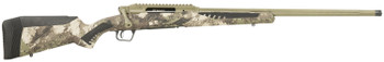 Savage Arms 58025 Impulse Big Game 3006 Springfield 41 22 Threaded Hazel Green BarrelRec Woodland Camo AccuStock with AccuFit Includes Detachable Box Mag UPC: 011356580252