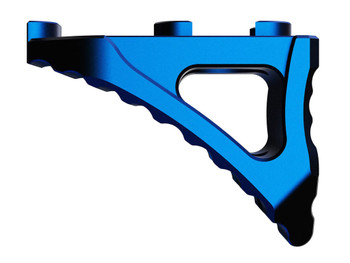 Rise Armament RA030BLU Micro Hand Stop Skeletonized Patriot Blue Aluminum for M-LOK Handgaurd