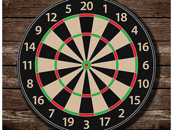 Action Target GSDARTS100 Entertainment Dart Board Paper Hanging 23" x 35" Multi-Color 100 Per Box