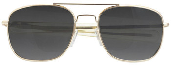 Humvee Adventure Gear HMV52BGOLD Sunglasses Adult Gray Lens MILPRF31013 Gold Frame UPC: 810112980011 Humvee Adventure Gear HMV52BGOLD Sunglasses Adult Gray Lens MILPRF31013 Gold Frame UPC: 810112980011