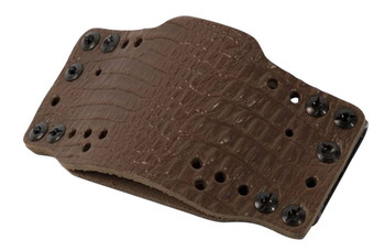 Limbsaver 12522 CrossTech Leather IWBOWB Dark Brown Leather Belt Clip Ambidextrous UPC: 697438125223