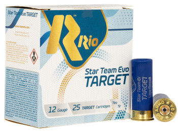 Rio Ammunition STT32LR8 Team Target  12 Gauge 2.75 1 18 oz 8 Shot 25 Per Box 10 Case UPC: 8435101643436