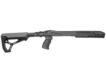 FAB Defense FXM4R1022B M4 Conversion Kit Chassis, Black, Adj. Folding GL-CORE Stock, Finger Groove Pistol Grip, Pic. Accessory Rails, Fits Ruger 10/22 (Standard & Bull Barrels)
