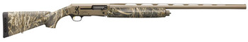 Browning 011434205 Silver Field 12 Gauge 3.5 41 2.75 26 FDE BarrelRec Realtree Max7 Camo Synthetic Stock With Textured Gripping Surface UPC: 023614853305