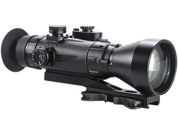 AGM Global Vision 15WP4423474111 Wolverine Pro-4 3APW Night Vision Rifle Scope Matte Black 4x70mm Gen 3 Auto-Gated White Phosphor Illuminated Red Chevron w/Ballistic Drop Reticle