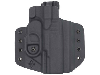 C&G Holsters 1212100 Covert OWB Black Kydex Belt Loop Fits Walther PDP 4" Right Hand