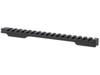 Talley PL0258725 Savage Picatinny Rail Black Anodized Long Action 0 MOA