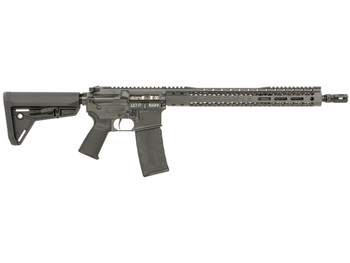 Black Rain Ordnance BROSSPSMK Spec 15+ SSP 5.56x45mm NATO 30+1 16", Smoke, 15" Slim M-LOK, Magpul Grip/Carbine Stock