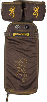 Browning 125188 Comp Series Shell Pouch Brown WaterResistant Polyester Shell Pouch  Box Carriers Molle  Belt Clip UPC: 023614984887