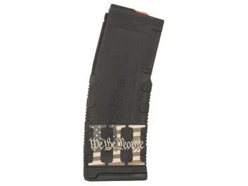 Black Rain Ordnance MAG303PERCENT Magazine 30rd 223 Rem/5.56 NATO We The People Engraving Fits AR-15 Platform