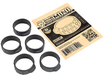 Strike Industries BANGBAND34MMBK Bang Band Mini 34mm Made of Black Rubber 5 Pack