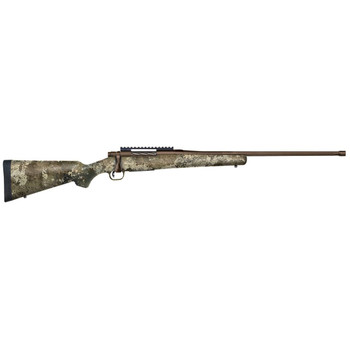 Mossberg 28171 Patriot Predator 7mm PRC 31 24 Fluted  Threaded Patriot Brown Cerakote BarrelRec TrueTimber Strata Stock UPC: 015813281713