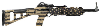 HiPoint 995TSFLGFDE 995TS Carbine 9mm Luger 16.50 101 FDE American Flag Skeletonized Stock Adjustable Sights UPC: 752334900562