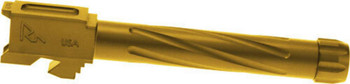Rival Arms RA20P002E Precision DropIn Barrel 9mm Luger 3.10 Gold PVD Finish 4340H Steel Material with Threading for Sig P365 UPC: 788130031339 Rival Arms RA20P002E Precision DropIn Barrel 9mm Luger 3.10 Gold PVD Finish 4340H Steel Material with Threading for Sig P365 UPC: 788130031339