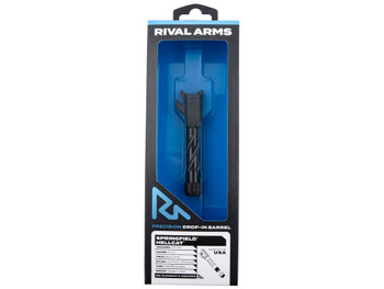 Rival Arms RARA20H102A Precision V1 Match Grade Black PVD Stainless Steel Spiral Fluted Threaded for Springfield Hellcat