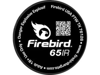 Firebird USA 65IR 65IR Moving Trajectory Static White Smoke Universal Firearm 65mm 10 Targets