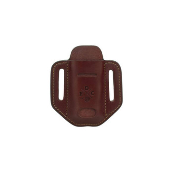 1791 Gunleather HDESSLCHNA EDC Heavy Duty Easy Slide Solo OWB Chestnut Leather Belt Slide Ambidextrous UPC: 810102210821