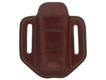 1791 Gunleather HDESSLCHNA EDC Heavy Duty Easy Slide Solo OWB Chestnut Leather Belt Slide Ambidextrous