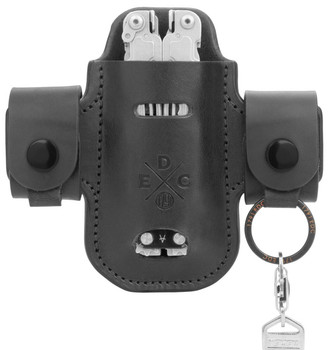 1791 Gunleather HDASSLBLKA EDC Heavy Duty Solo Action Snap OWB Black Leather Belt Loop Ambidextrous UPC: 810102211033