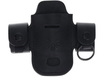 1791 Gunleather HDASSLBLKA EDC Heavy Duty Solo Action Snap OWB Black Leather Belt Loop Ambidextrous