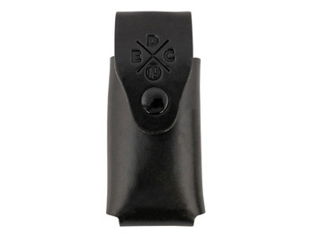 1791 Gunleather HDESSLSBLKA EDC Heavy Duty Easy Slide OWB Black Leather Belt Slide Ambidextrous