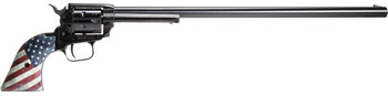 Heritage Mfg RR22B16USFLAG Rough Rider US Flag 22 LR 6 Shot 16 Black Oxide Steel Barrel Black Oxide Zinc Alloy Frame Black Oxide Cylinder US Flag Grip Manual Safety Exposed Hammer UPC: 727962707395
