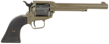 Heritage Mfg RR22T6 Rough Rider  22 LR 6 Shot 5.50 OD Green Cerakote Barrel OD Green Cerakote wBlack Accents Frame Black Cerakote Cylinder Black Star Polymer Grips UPC: 727962707920