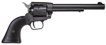 Heritage Mfg SRR22BS6PG Rough Rider  22 LR 6 Shot 6.50 Black Satin Steel Barrel Frame  Cylinder Black Star Polymer Grip Manual Thumb Safety Exposed Hammer UPC: 727962708200