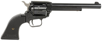 Heritage Mfg RR22B6PGHOL Rough Rider  22 LR 6 Shot 6.50 Black Oxide Steel Barrel Black Oxide Zinc Alloy Frame Black Oxide Cylinder Black Polymer Grip Exposed Hammer UPC: 727962709276