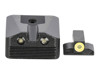 Meprolight USA 412213121 Hyper-Bright Green Tritium Yellow Outline/ Black frame Sight Kimber 1911 WEDGE