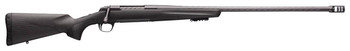 Browning 035543294 XBolt Pro Long Range 6.5 PRC 31 26 Skip Fluted Heavy  Barrel Recoil Hawg Muzzle Brake Spiral Fluted Bolt Carbon Gray Elite Cerakote Natural Carbon Fiber Stock UPC: 023614850151