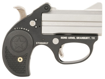 Bond Arms BAST Stinger 22 LR 2rd, 3" Double Matte Stainless Steel Barrel, Anodized Aluminum Frame, Black Nylon Grip, Rebounding Hammer, Crossbolt Safety