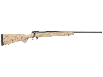 Howa HHS43164 M1500 HS Precision 308 Win 5+1 22" Threaded Barrel, Black Metal Finish, Tan Black Webbed Fixed HS Precision Stock