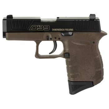 Diamondback DB0200P071 DB9 Gen4 MicroCompact Frame 9mm Luger 61 3.10 Stainless Steel Barrel Black Nitride Serrated Stainless Steel Slide Midnight Bronze Polymer Frame  Grip UPC: 810035752610