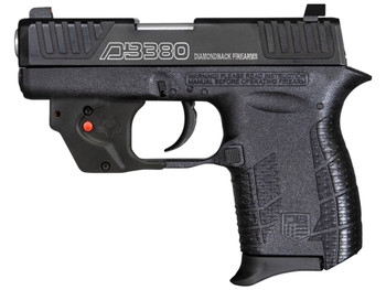 Diamondback DB0101E002 DB380 Gen4 w/Laser Micro-Compact Frame 380 ACP 6+1, 2.80" Stainless Steel Barrel, Serrated Stainless Steel Slide, Mint Polymer Frame w/Beavertail & Grip, Viridian Laser