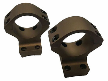 Talley HC940735 Scope Mount/Ring Combo Burnt Bronze Aluminum 1" Tube X-Bolt Medium Rings Short/Long Action 0 MOA