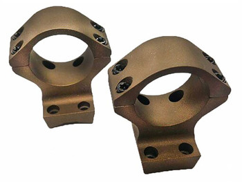 Talley HC740735 Scope Mount/Ring Combo Burnt Bronze Aluminum 30mm Tube X-Bolt Medium Rings Short/Long Action 0 MOA