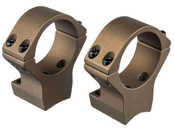 Talley HC750735 Scope Mount/Ring Combo Burnt Bronze Aluminum 30mm Tube X-Bolt High Rings Short/Long Action 0 MOA