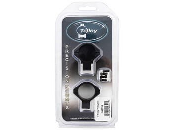 Talley 930759 Scope Mount/Ring Combo Black Anodized Aluminum 1" Tube Tikka T1/T1X Low Rings 0 MOA
