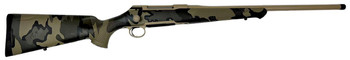 Sauer S1KVIAST65CT 100  6.5 Creedmoor 51 22 Threaded Barrel  Steel Receiver Tan Metal Finish KUIU Verde Camo Ergo MAX Synthetic Stock Adjustable SingleStage Trigger ThreePosition Safety UPC: 810496022604