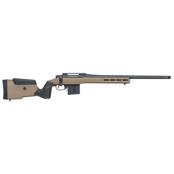 Mossberg 28149 Patriot LR 308 Win 71 24 Matte Blued Medium Bull BarrelRec Flat Dark Earth MDT Oryx Tactical Stock UPC: 015813281492