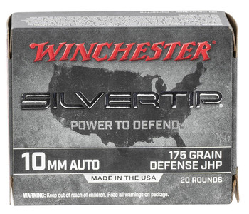 WIN SILVERTIP 10MM AUTO 175GR JHP 20 UPC: 020892227811