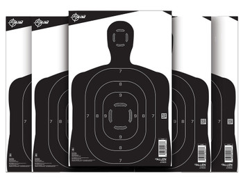EZ-Aim 15447 Silhouette Paper Hanging 12" x 18" Black/White 25 Per Pack