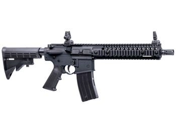Crosman CFAR1B Full Auto R1 Air Rifle CO2 177 25rd Shot Black Black Receiver Black 6 Position Stock