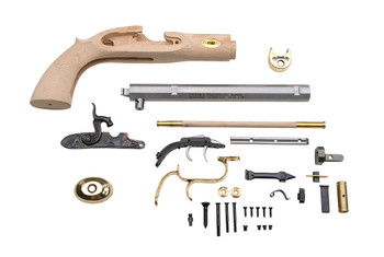 Traditions KPC51002 Trapper Pistol Kit 50 Cal Percussion 9.75 Blued Octagon Barrel Sidelock Action UPC: 040589018874