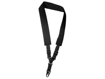 Outdoor Connection SPT128200 A-Tac Sling Black Elastic Webbing Single-Point Rifle Shotgun