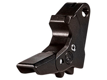 Timney Triggers ALPHASWMP Alpha Competition Straight Trigger with 3 lbs Draw Weight & Black Finish for S&W M&P 1.0, 2.0