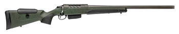 Tikka JRTXRSV319 T3x Super Varmint 6.5 PRC Caliber with 51 Capacity 23.70 Barrel Tungsten Cerakote Metal Finish  Black Webbed Green Roughtech Stock Right Hand Full Size UPC: 082442946108
