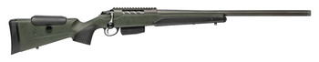 Tikka JRTXRSV370 T3x Super Varmint 7mm Rem Mag Caliber with 51 Capacity 23.70 Barrel Tungsten Cerakote Metal Finish  Black Webbed Green Roughtech Stock Right Hand Full Size UPC: 082442946146